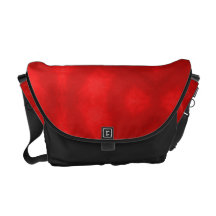 Red and Black Rickshaw Messenger Bag