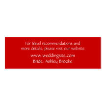Red and Black Spiderweb Themed Website Enclosure Business Cards
