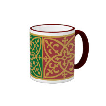 Red and Green Gothic Christmas Coffee Mug