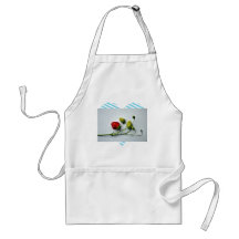 Red and Green Strawberries Apron