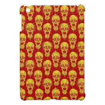 Red and Yellow Zombie Apocalypse Pattern Case For The iPad Mini