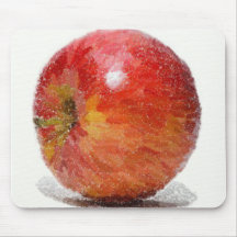 Red Apple Mouse Pads