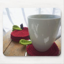 Red Apple Mousepad