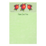 Red Apple Personalized Stationery