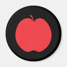 Red Apple. Refrigerator Magnets