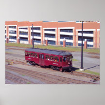 Red Arrow Lines Brill Car #76 Poster