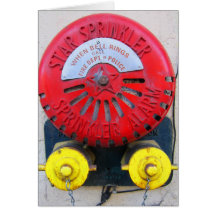 Red Bell 5x7 Greeting Card