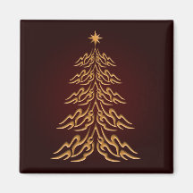 Red Bell  Christmas Tree Magnet