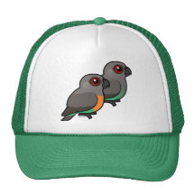 Red-bellied Parrot Pair Trucker Hat