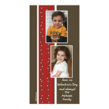 Red Berry Blaze Valentine's Day Photo Card