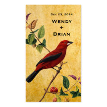 Red Bird Business Card Templates