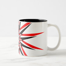 Red & Black Star Mug