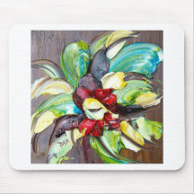 Red Bloom Mousepad