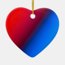 Red Blue Christmas Ornaments