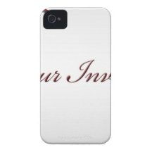 Red Bow Wedding Collection iPhone 4 Case