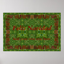 Red Chile Border on Green Chile Background Posters