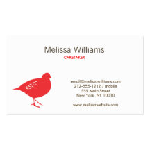 RED CHIRP Business Card