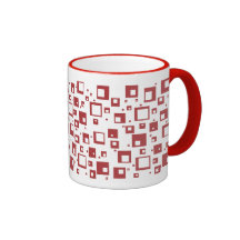 Red Cubes Mug
