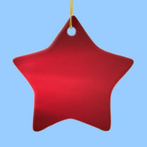 Red dawn star ornaments