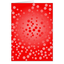Red Dots Greeting Card