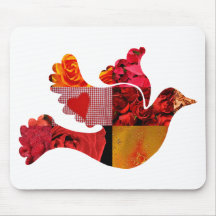 Red Dove Mouse Pad