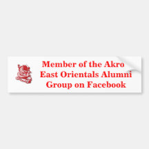 red_dragon3, Member of the Akron East Orientals... Bumper Sticker