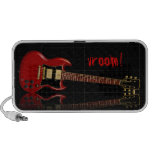 Red Electric Gibson SG Guitar Travel Speaker