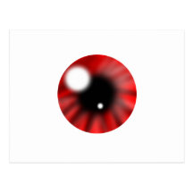 Red Eye Orb Post Card