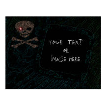 Red Eye Skull: Photo Frame #1 Post Cards