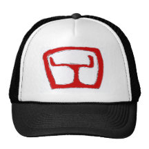 Red Figure Hat