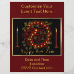 Red Fire Dragon Flyer Design