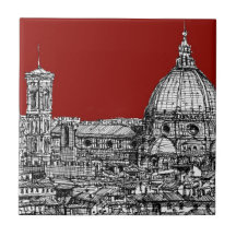 Red Firenze italia Ceramic Tile