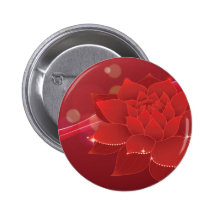 Red Flower Dream Button