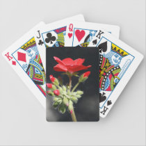 Red Flower Playing Cards playing cards