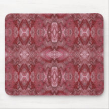 Red Fractal Mousepad