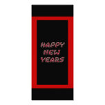 red happy new years invitations