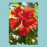 Red Hawaiian Hibiscus Flower ipad mini cases