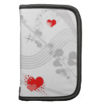Red Heart Design Wallet Folio Folio Planners