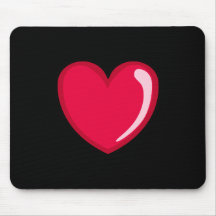Red Heart Mousepads