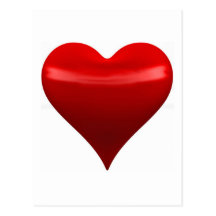 Red Heart Postcard