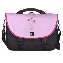 Red heart with rubies messenger bag bags for laptop