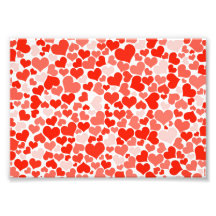 Red Hearts Background Photo Art