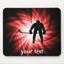 Red Hockey Mousemat