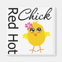 Red Hot Chick 1 Fridge Magnets