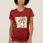 Red Hot Chillies green Ladies T-shirt