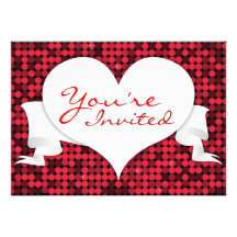 Red Hot Glam Invitation