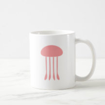 Red Jellyfish Mug