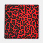 Red Leopard Prnt Magnet