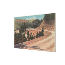 Red Lodge, MT - View of Mae West Curve Canvas Prints