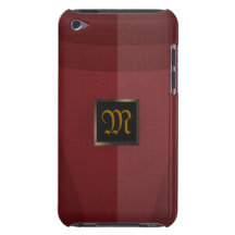 Red Metal Barely There iPod Case